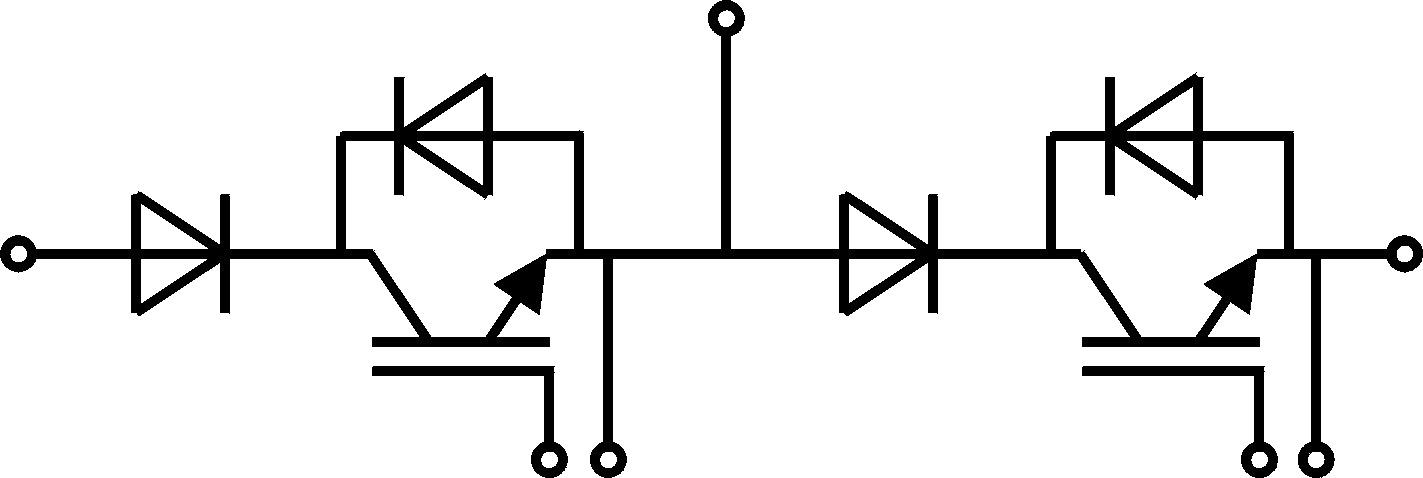 Semikron Danfoss Circuit SEMITRANS 3 GBD